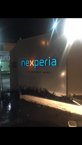 Nexperia Malaysia Faciloty Signboards and Installation